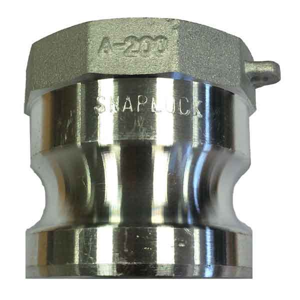 CAMLB12 - Snaplock Coupling Stainless Steel TYPE A - Male Camlock x Female BSP