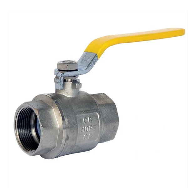 ORS7000 - Brass Ball Valve - Yellow Handle for Oil Water Air Gas Approved