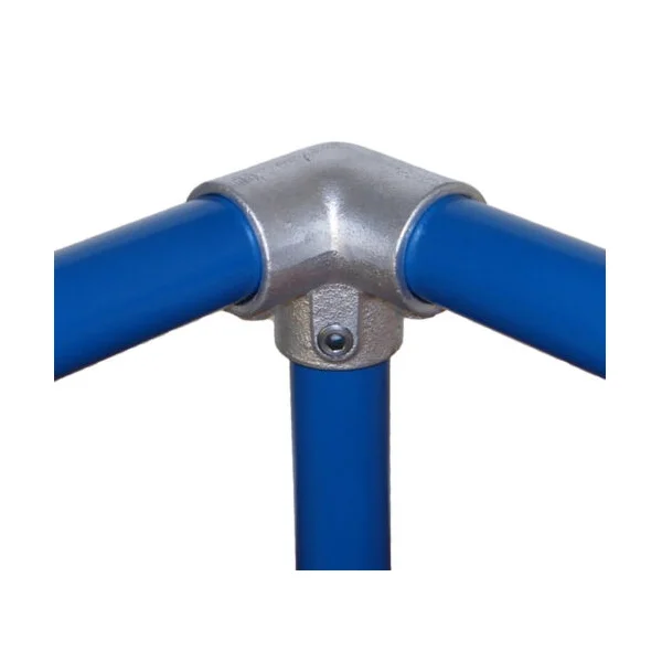 CLAMP09 - 3 Way 90 Degree Elbow 128 - Handrail