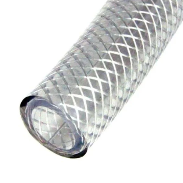 PFR10 - Clear Braided PVC Hose - 5m Length
