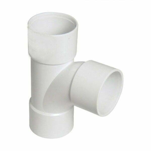 POLYW21 - PVC 92.5 Degree Swept Tee Solvent Weld