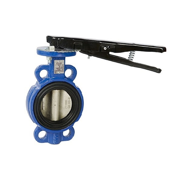 INDAC24 - Wafer Pattern Butterfly Valve w/ Stainless Steel Disc - EPDM Liner