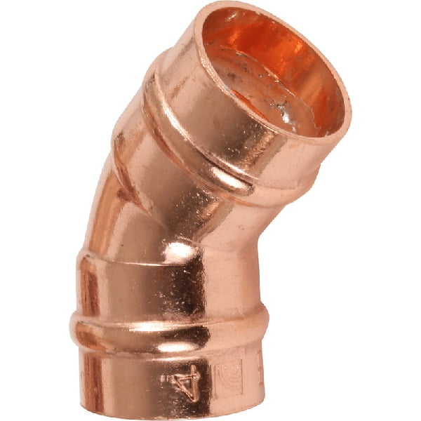 YP182 - Solder Ring 45 Elbow Copper
