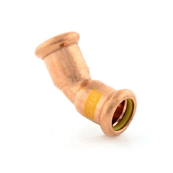 PFSCUG21 - Mpress Copper Gas 45 Elbow Pressfit
